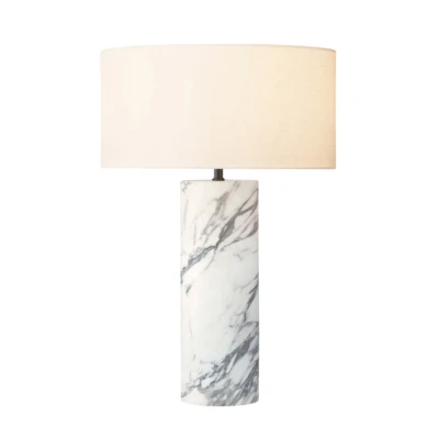Настольная лампа Delight Collection Stone Table Lamp 5003T white marble