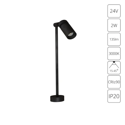 Подсветка для витрин и полок Arte Lamp PRESTO A6396LT-1BK