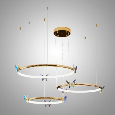 Подвесная люстра Crystal Butterfly P3 D40 D60 D80