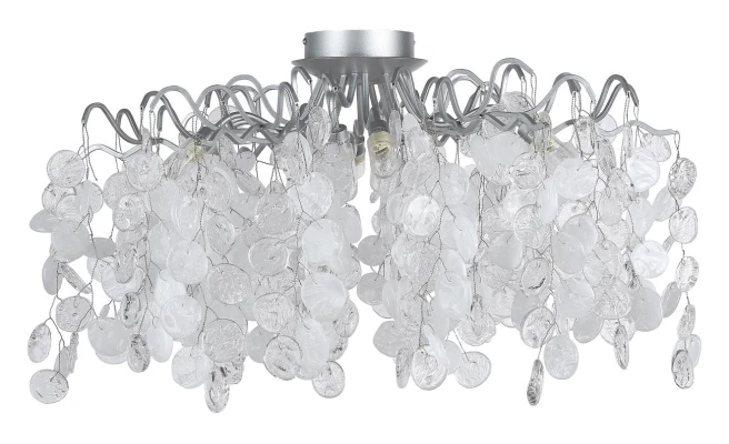 Потолочная люстра Crystal Lux TENERIFE PL8 SILVER