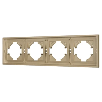 Рамка пластиковая FRM-TENDO-SFPL-4-GD Arlight 054663