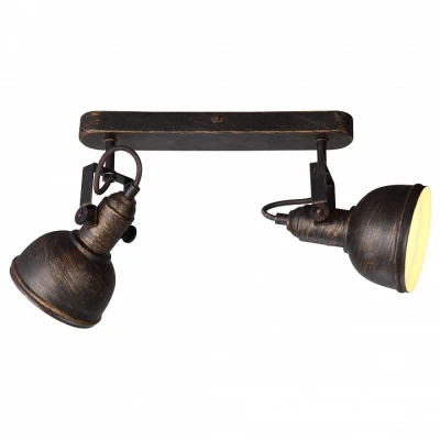 Спот Arte Lamp Martin A5213AP-2BR Цвет арматуры коричневый Цвет плафонов коричневый