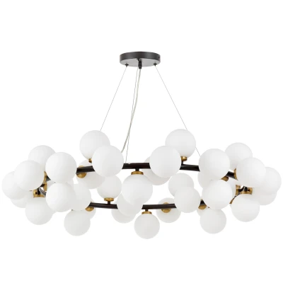 Подвесная люстра Lumina Deco Marsiada LDP 6033-40 BK+MD