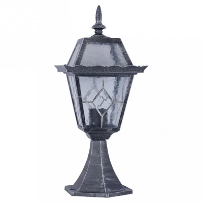 Наземный низкий светильник Arte Lamp Paris A1354FN-1BS Цвет арматуры серебро Цвет плафонов прозрачный Наземный низкий светильник Arte Lamp Paris A1354FN-1BS Цвет арматуры серебро Цвет плафонов прозрачный