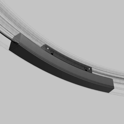Блок питания 200W для радиусного шинопровода черный Ø 1200mm Elektrostandard Slim Magnetic 95058/00