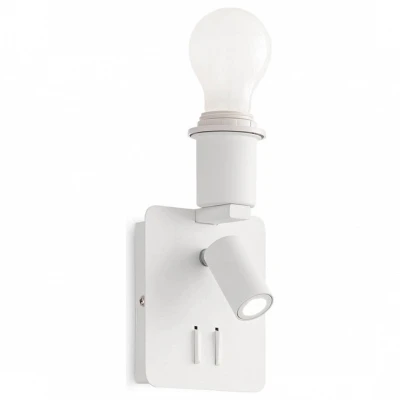Бра с подсветкой Ideal Lux Gea GEA MAP2 SQUARE BIANCO