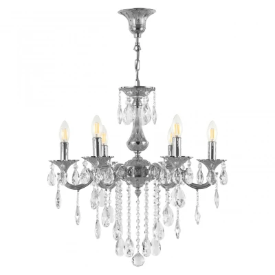 Подвесная люстра Bohemia Ivele Crystal AL77 AL77101/6/175 B Ni