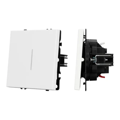 Механизм звонкового выключателя LED SWT-NOBE-MKR1-SFPL-L-WH (230V 10A) Arlight 061737