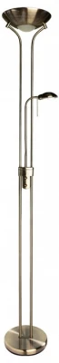 Торшер с подсветкой Arte Lamp Duetto A4329PN-2AB Цвет арматуры бронза Цвет плафонов бронза