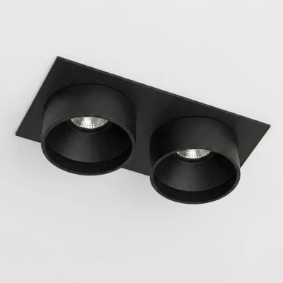 Встраиваемый светильник под сменную лампу LeDron KEA SQ2 Black
