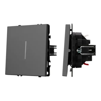 Механизм звонкового выключателя LED SWT-NOBE-MKR1-SFPL-L-GR (230V 10A) Arlight 061736