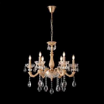 Подвесная люстра Crystal Lux ELIZABETH SP6 BRASS