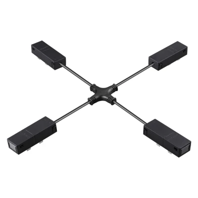 Гибкий токопроводящий соединитель Х-образный Novotech Vector 135315