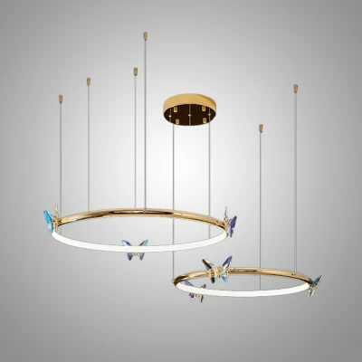 Подвесная люстра Crystal Butterfly B P2 D30 D50