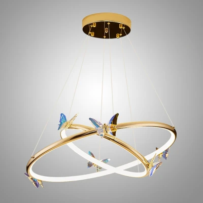 Подвесная люстра Crystal Butterfly P2 D80 D100