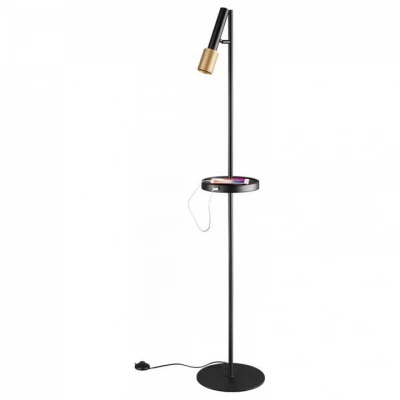 Торшер Odeon Light Mehari 4240/1F Цвет плафонов золото Цвет арматуры черный