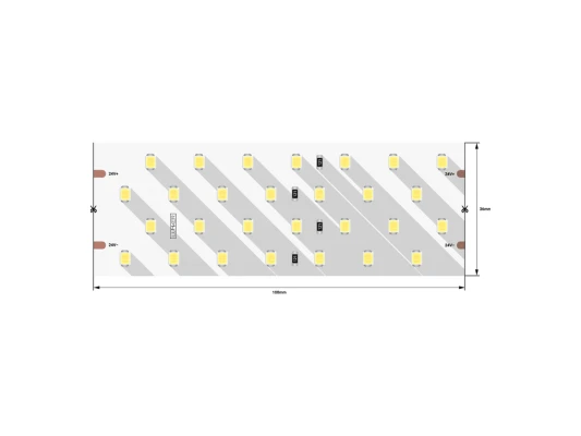 Лента светодиодная 26 Вт/м (IP33) 3000К 24В CRI=92-96 LUMKER LK2H280 SMD2835