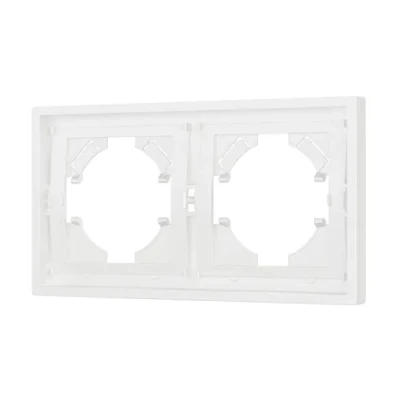 Рамка пластиковая FRM-TENDO-SFPL-2-WH Arlight 054649