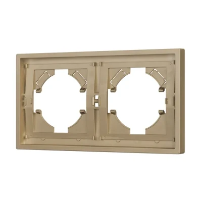 Рамка пластиковая FRM-TENDO-SFPL-2-GD Arlight 054647