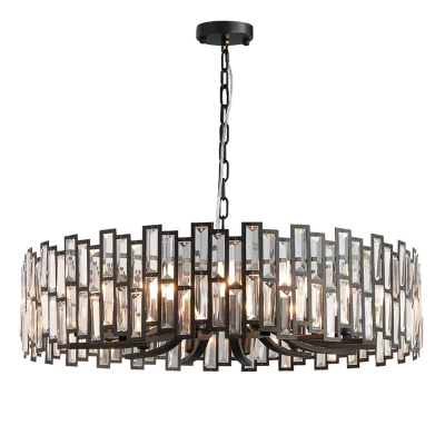 Подвесная люстра Delight Collection Bertola D8524P/L black/clear
