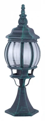 Наземный низкий светильник Arte Lamp Atlanta A1044FN-1BG Цвет арматуры медь Цвет плафонов прозрачный