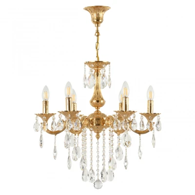 Подвесная люстра Bohemia Ivele Crystal AL77 AL77101/6/175 B G