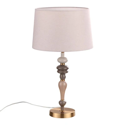 Настольная лампа Odeon Light CLASSIC ODL24 305 5040/1T E27 1*60W HOMI Бежевый
