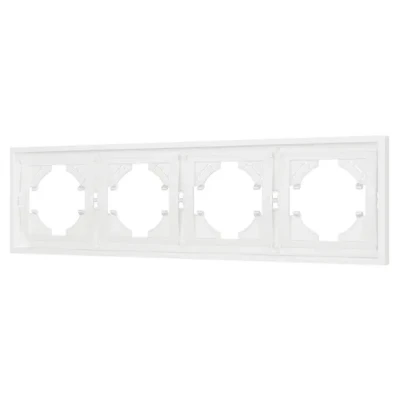 Рамка пластиковая FRM-TENDO-SFPL-4-WH Arlight 054656