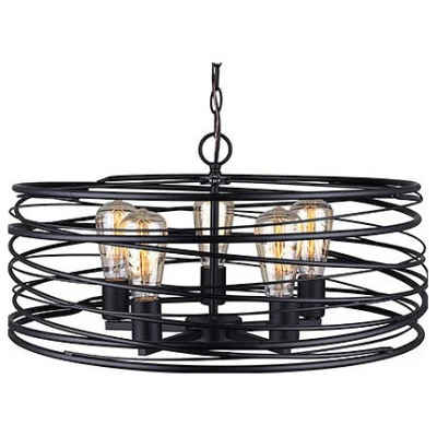 Подвесная люстра Carol TL1187H-05BK Toplight
