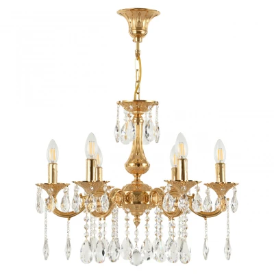 Подвесная люстра Bohemia Ivele Crystal AL77 AL77101/6/175 A G