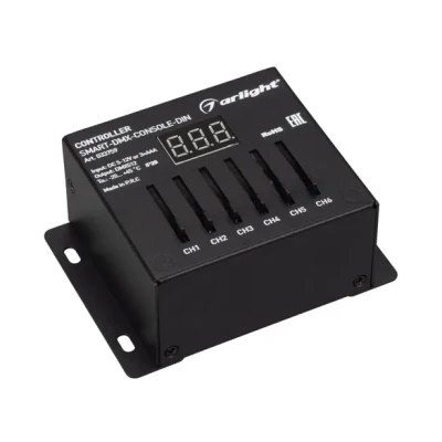 Контроллер SMART-DMX-301-43-6G-SUF Black (5-24V, Console, IARL, IP20) Arlight 033759(1)