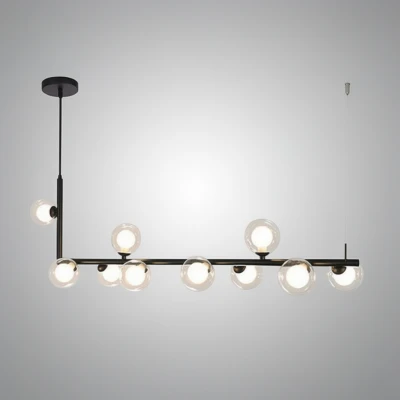 Подвесной светильник LINDA LONG P10 Black Double