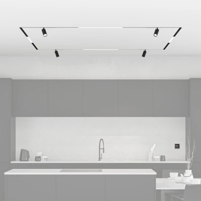 Комплект трековой системы: 8 светильников + шинопровод 8м Denkirs SET PRO SET SMART ZigBee 03 PRO