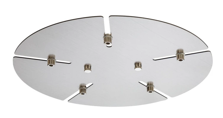 Универсальная потолочная база (основание) Crystal Lux D350-5 NICKEL