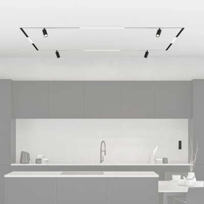 Комплект трековой системы: 8 светильников + шинопровод 8м Denkirs SET SET SMART ZigBee 03