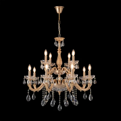 Подвесная люстра Crystal Lux ELIZABETH SP8+4 BRASS
