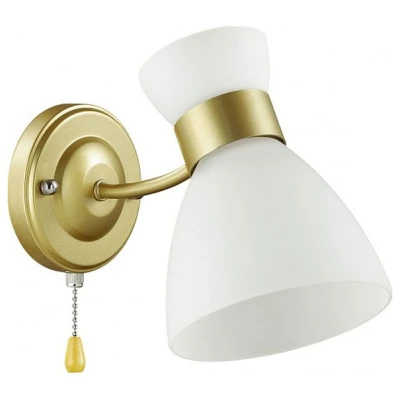 Бра Lumion Wilma 4535/1W Цвет плафонов белый Цвет арматуры латунь