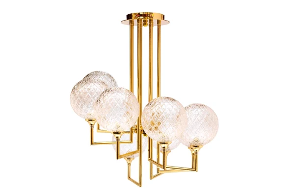 Люстра на штанге GardaDecor K2KG01P-8G