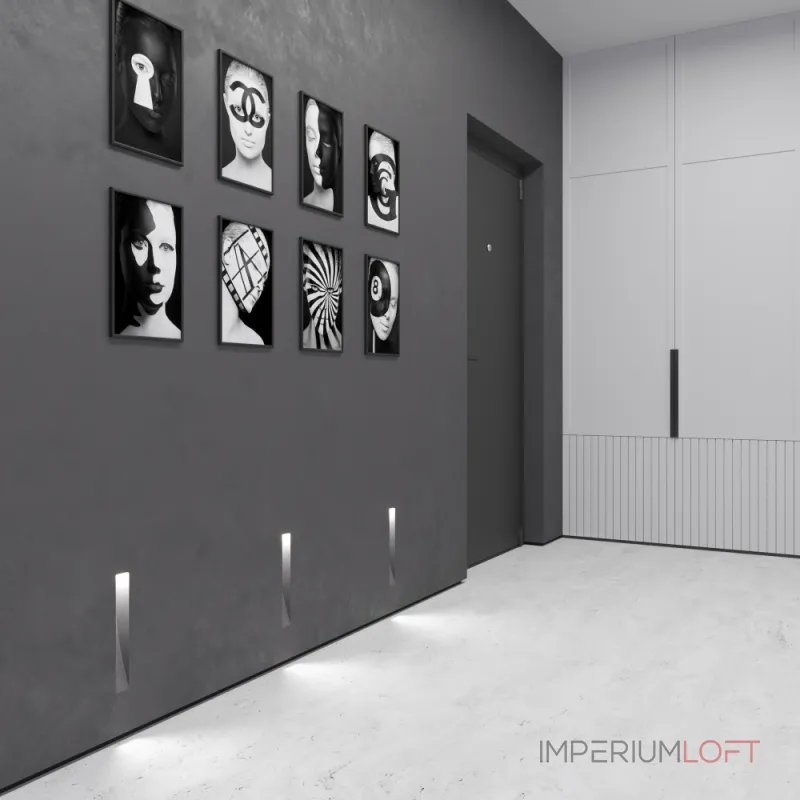 Встраиваемый стеновой гипсовый светильник SUBRA-L 40 SN 053 от ImperiumLoft