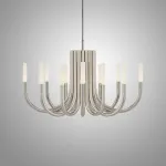 Люстра на штанге LAURA D100 Nickel