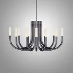 Люстра на штанге LAURA D100 Black