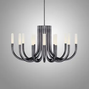 Люстра на штанге LAURA D100 Black