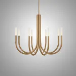 Люстра на штанге LAURA D80 Brass