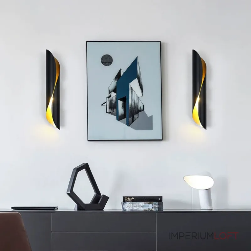 Бра Postmodern flowing lines