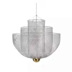 Подвесная люстра MESHMATICA D90 Silver