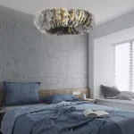 Подвесная люстра Plumage D70 Grey