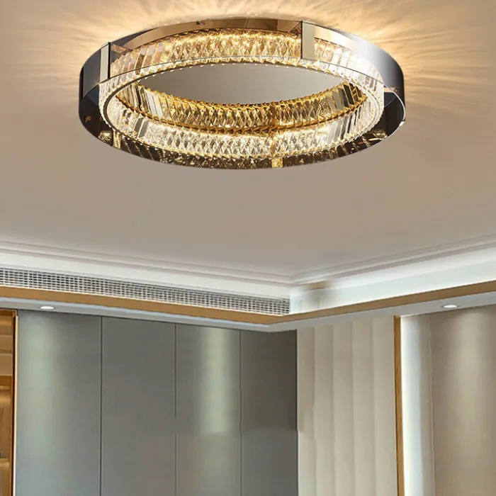 Потолочная люстра PERSEY D45 Grey Трехцветный свет от ImperiumLoft
