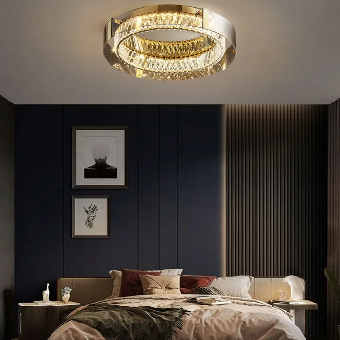 Потолочная люстра PERSEY D45 Grey Трехцветный свет от ImperiumLoft