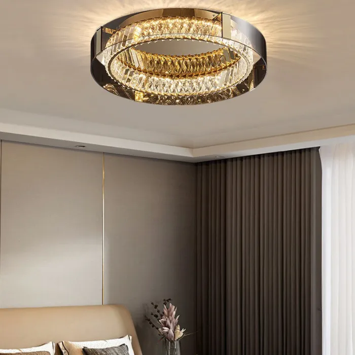 Потолочная люстра PERSEY D45 Grey Трехцветный свет от ImperiumLoft