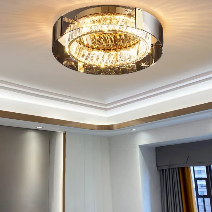 Потолочная люстра PERSEY D45 Grey Трехцветный свет от ImperiumLoft
